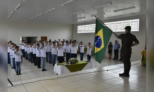 Junta de Serviço Militar de Marilândia realiza cerimônia de Juramento a Bandeira