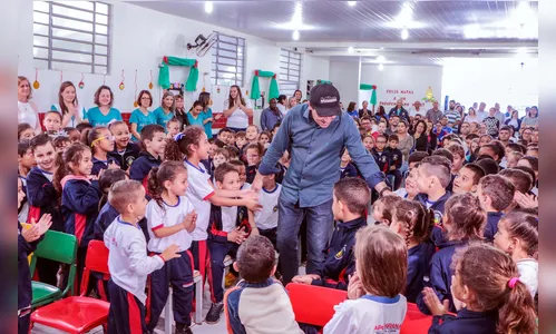 Prefeito de Apucarana entrega reforma e ampliação de escola no Jardim Menegazzo