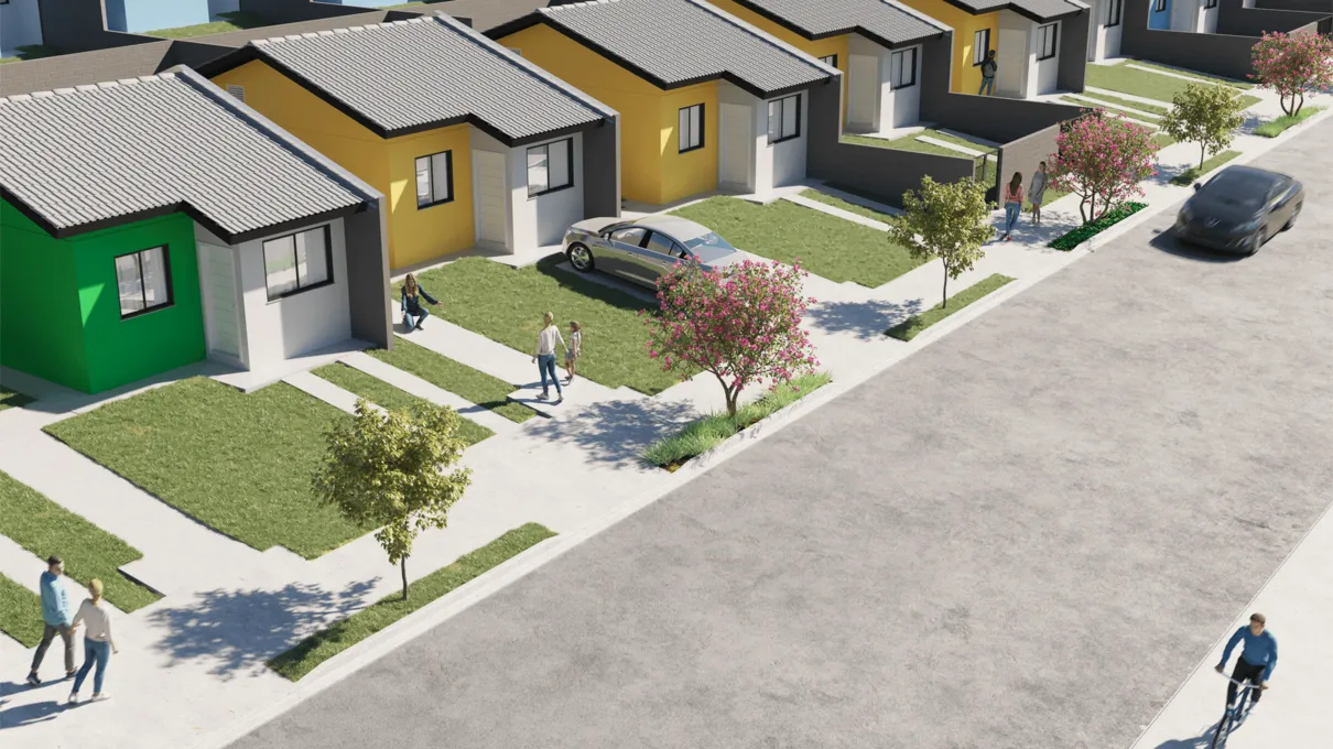 Na primeira fase, o Viverti contará com 202 casas. Foto: Reprodução