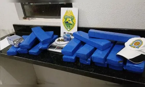 Mulher é presa com quase 20 kg de maconha na rodoviária de Londrina