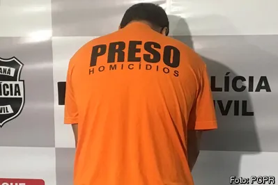 Homem que matou primo após perder aposta em bar é preso, no Paraná