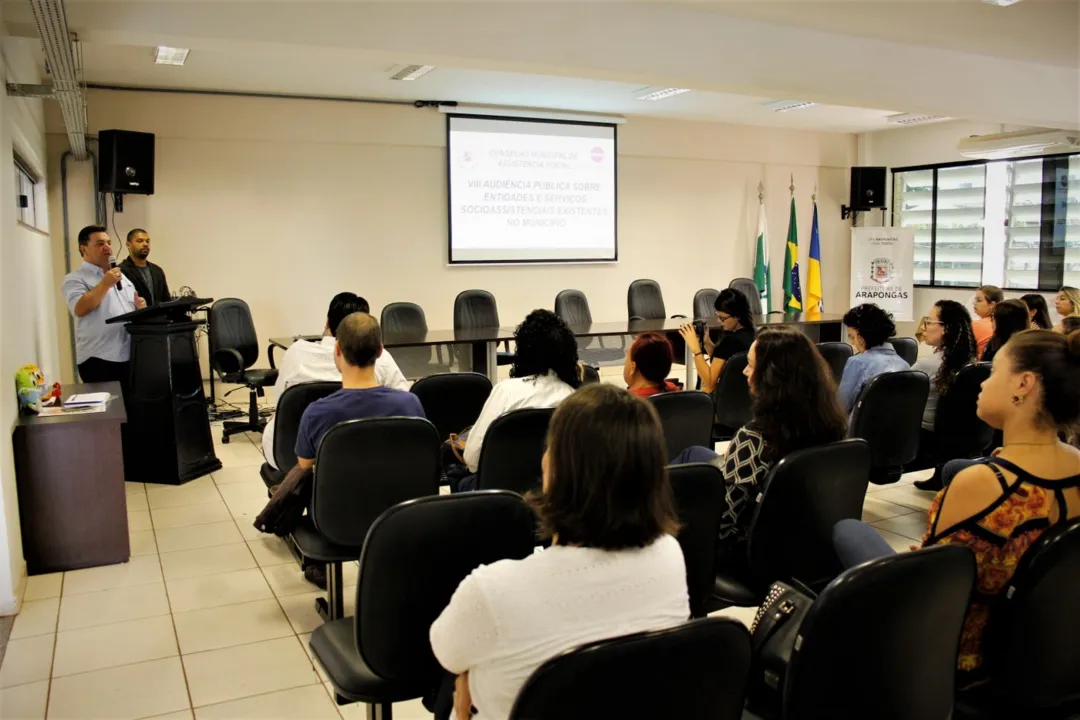 VIII Audiência Pública promove debate sobre serviços socioassistenciais de Arapongas