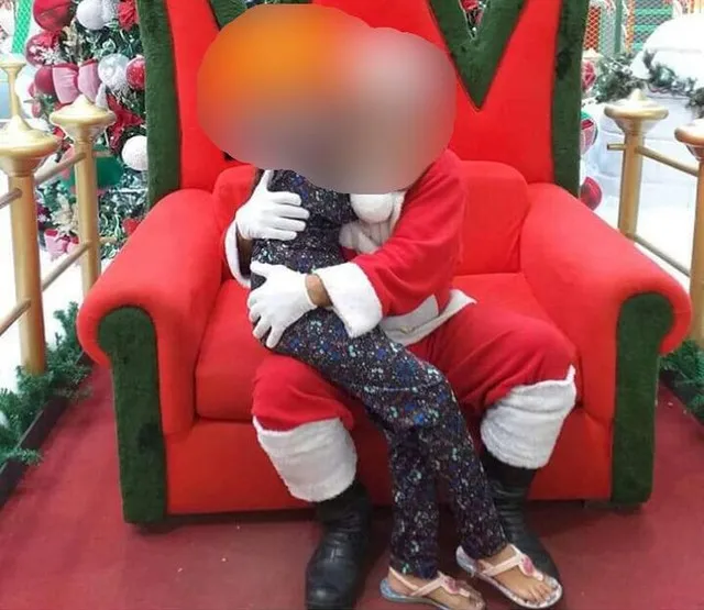 Papai Noel suspeito de assédio nega crime e diz ter doença nos testículos