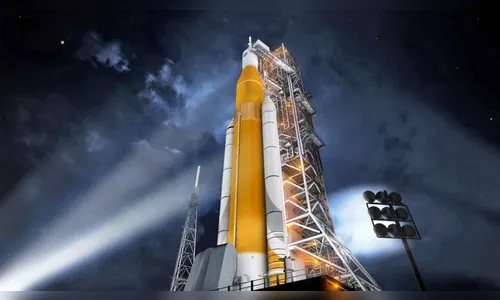Nasa revela seu foguete mais poderoso, que levará astronautas à Lua