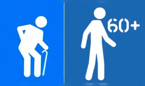 Símbolo de atendimento preferencial deve respeitar os idosos