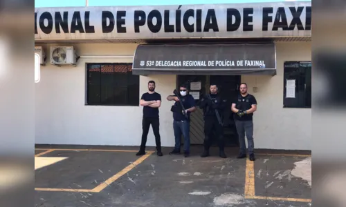 
						
							Polícia Civil encontra buraco e celulares na cadeia de Faxinal 
						
						