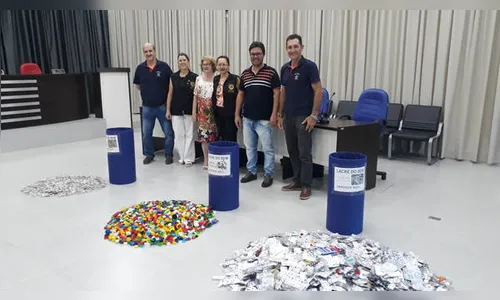 Campanha 'Lacre do Bem' entrega material arrecadado 