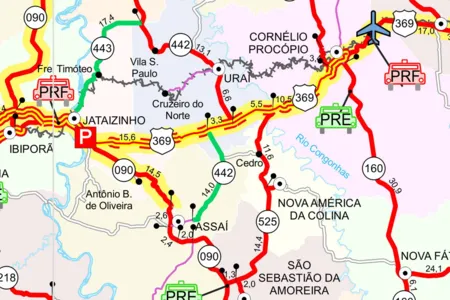 Detonação de rochas interdita a BR-369 nesta quarta-feira