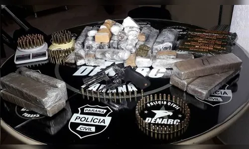 Denarc apreende drogas, armas e explosivos em Cambé 