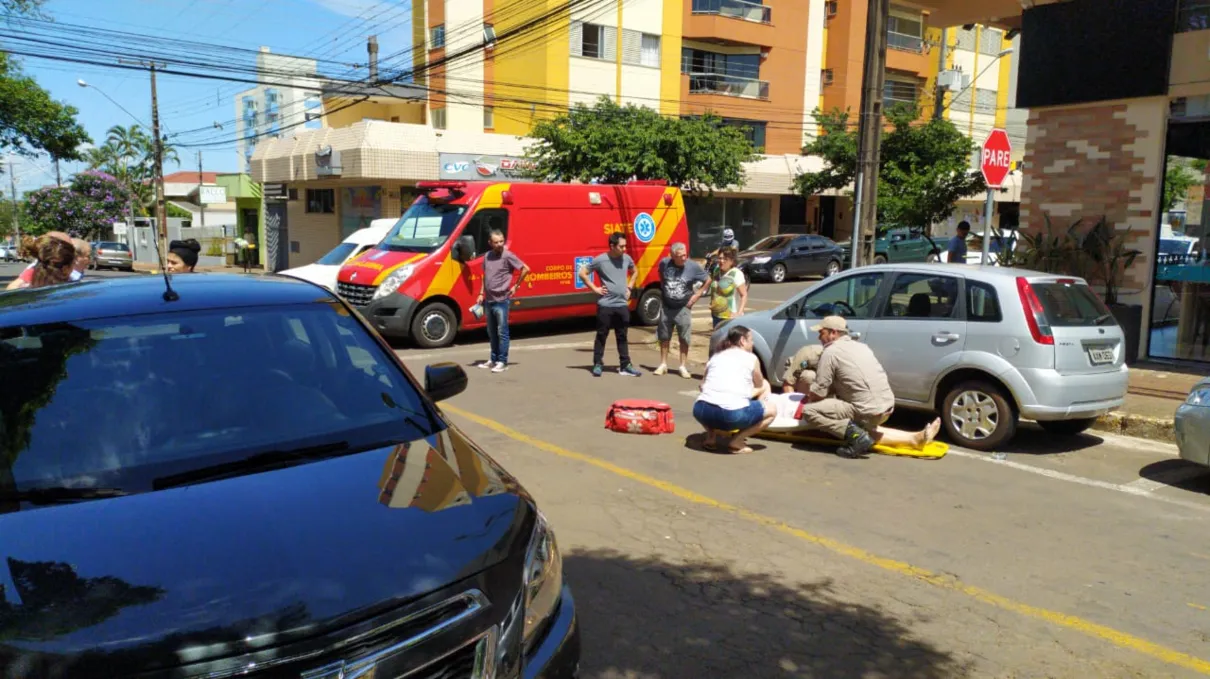 Mulher é atropelada em Apucarana