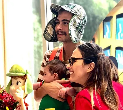 Tatá Werneck e Rafael Vitti celebram ‘mesversário’ da filha com festa do ‘Chaves’