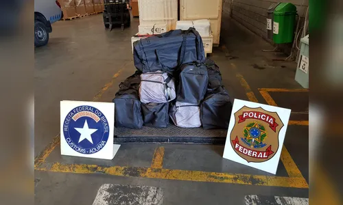 PF apreende 324 kg de cocaína no Porto de Paranaguá