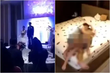 Em casamento, noivo exibe vídeo em que noiva faz sexo com cunhado; veja