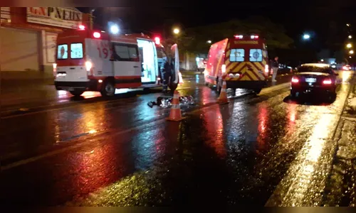 Homem morre após ser atropelado na Avenida Minas Gerais, em Apucarana 