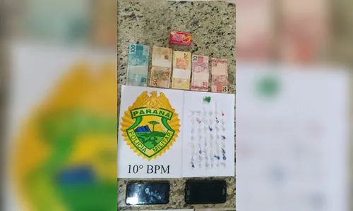 PM de Apucarana prende dois homens que usavam adolescente para o tráfico