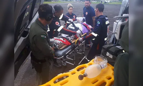 Ação rápida do Batalhão de Operações Aéreas da PM salva vítima de AVC no Litoral