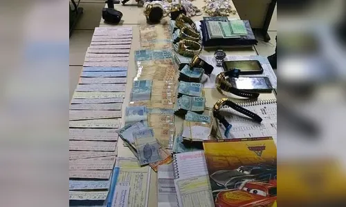 Após denúncia de violência doméstica polícia apreende armas, drogas e grande quantia em dinheiro