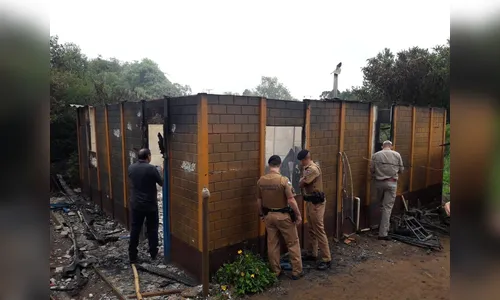 Casal é encontrado morto dentro de casa atingida por incêndio, em Guarapuava