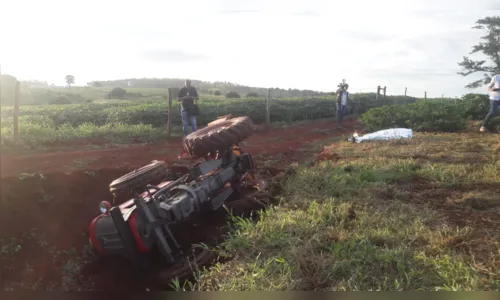 
						
							Trator tomba e mata trabalhador em Apucarana
						
						