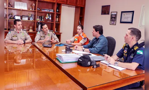Prefeitura, bombeiros e Defesa Civil discutem ações contra alagamentos em Apucarana