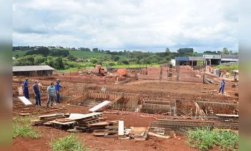 Quartel do Corpo de Bombeiros em Ivaiporã começa a ganhar forma