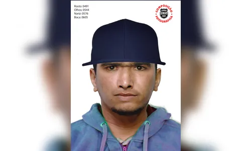 Polícia divulga retrato falado de suspeito de matar transexual em pensão de Curitiba