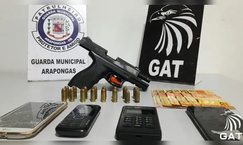 Homem é preso e menor de idade é apreendido pela GM por porte ilegal de arma 