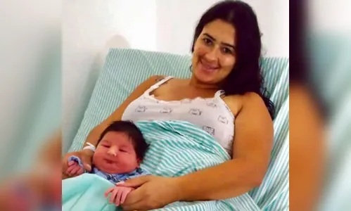 Bebê que nasceu com quase 5 kg vira atração em maternidade do Mato Grosso do Sul 