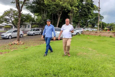 Obra amplia estacionamento nas imediações da capela mortuária de Apucarana