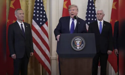 EUA e China avançam passo importante para relação equilibrada e justa, diz Trump