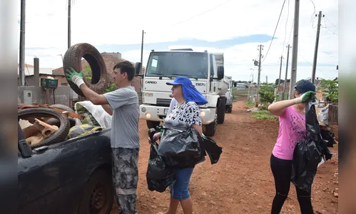 Prefeitura de Lunardelli realiza mutirão de limpeza contra a dengue em todo o município