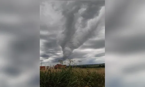Nuvem chama a atenção de moradores de Assis Chateaubriand