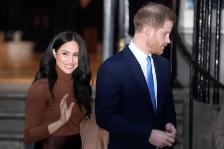 Príncipe Harry e duquesa de Sussex, Meghan, 07/01/2020 REUTERS/Toby Melville