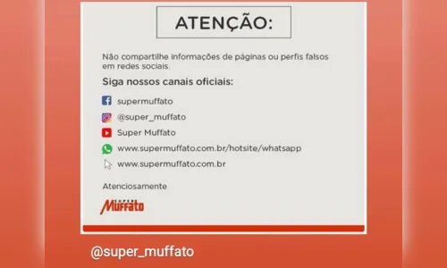 
							Perfis falsos de supermercados prometem vale de R$ 500 em compras
						
						