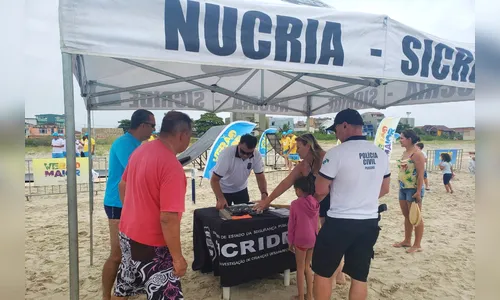 Polícia Civil participa de evento do Verão Maior no litoral paranaense 