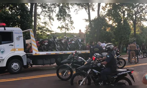 GM e PM de Apucarana realizam operação na Avenida Jaboti 