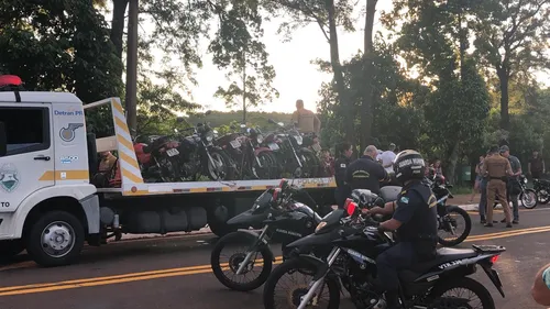 GM e PM de Apucarana realizam operação na Avenida Jaboti 