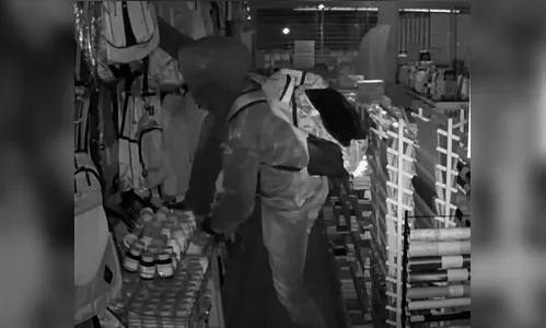 Ladrão invade papelaria de Apucarana e furta materiais escolares; veja vídeo do suspeito