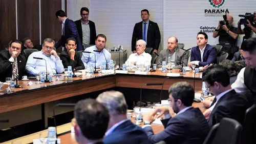 Reunião do governador com secretariado