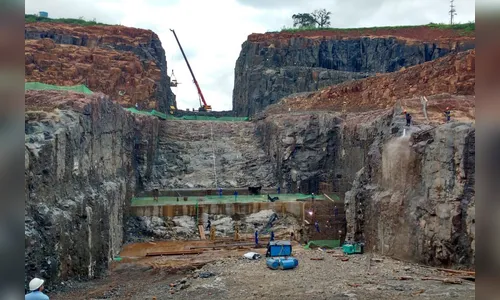 Barragem de PCH começa a ser erguida no Rio Chopim