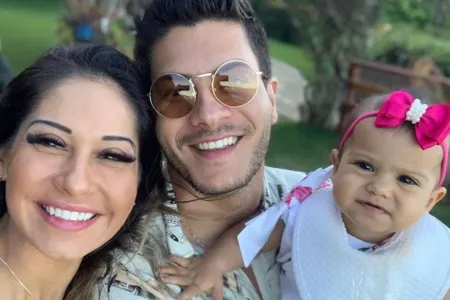 Mayra Cardi e Arthur Aguiar dão carro de presente para babá