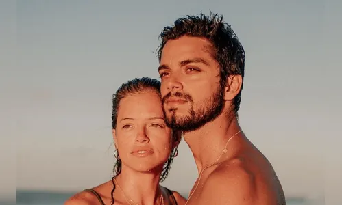 Em mergulho, Agatha Moreira e namorado se desesperam com tubarão