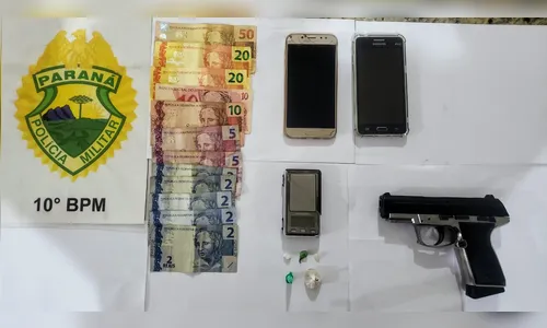 PM prende homem por venda de drogas na Vila Agari, em Apucarana