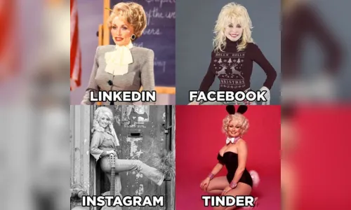 
							Quem é você em cada rede social? Famosos espalham meme surgido com cantora de 74 anos
						
						