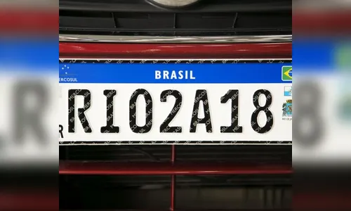 Começa a valer a partir de 31 de janeiro novo modelo de placa de veículos padrão Mercosul