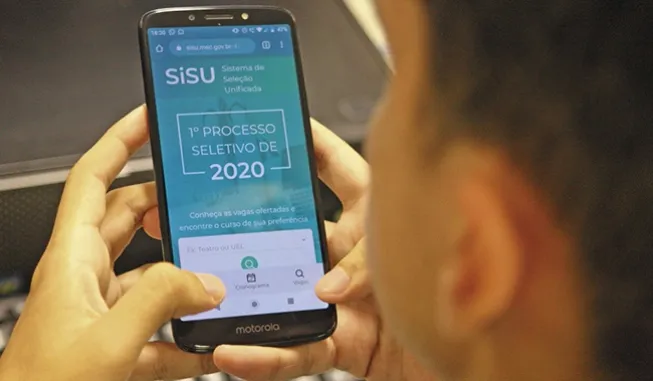 Mais de 65% dos acessos ao Sisu foram feitos por celulares ou tablets