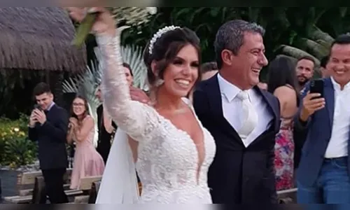 Tom Veiga, intérprete de Louro José, se casa no Rio de Janeiro