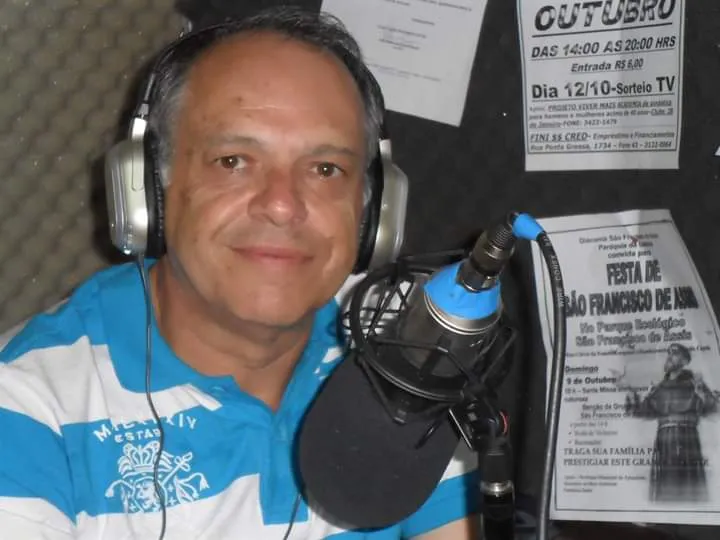 Morre aos 65 anos o radialista apucaranense Jota Júnior 