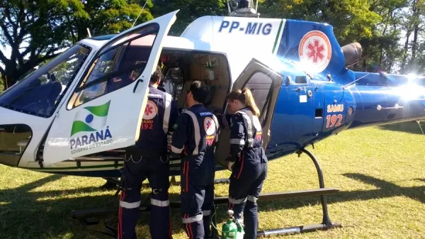 Trote faz helicóptero do Samu voar 85 km para atender suposta vítima de acidente na região de Maringá