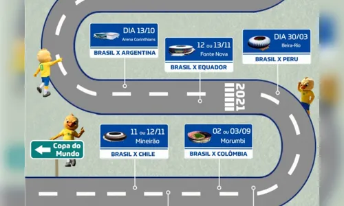 Seleção brasileira define nove jogos no Brasil, mas Curitiba fica de fora